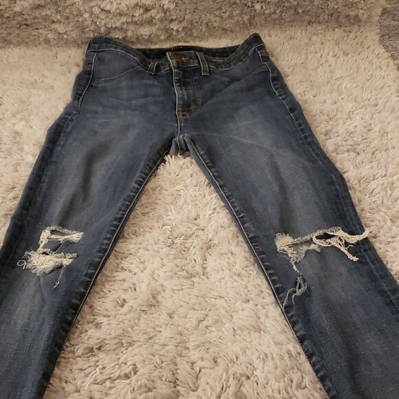 DSTLD Distressed  Slim High Rise Skinny Jeans - Picture 5 of 11